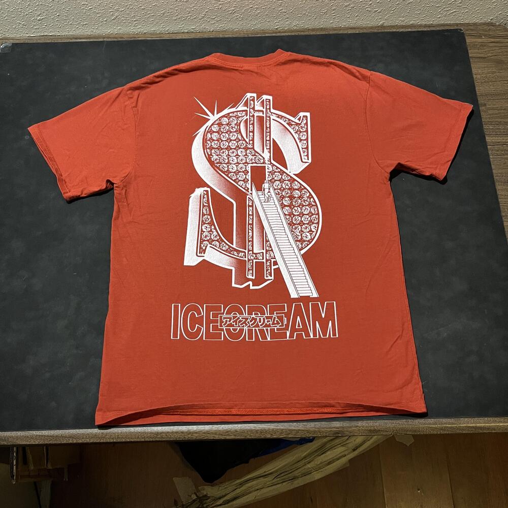 Icecream Shirt Japan Only Y2K Dollar Cash Money Skate Pharrell Williams